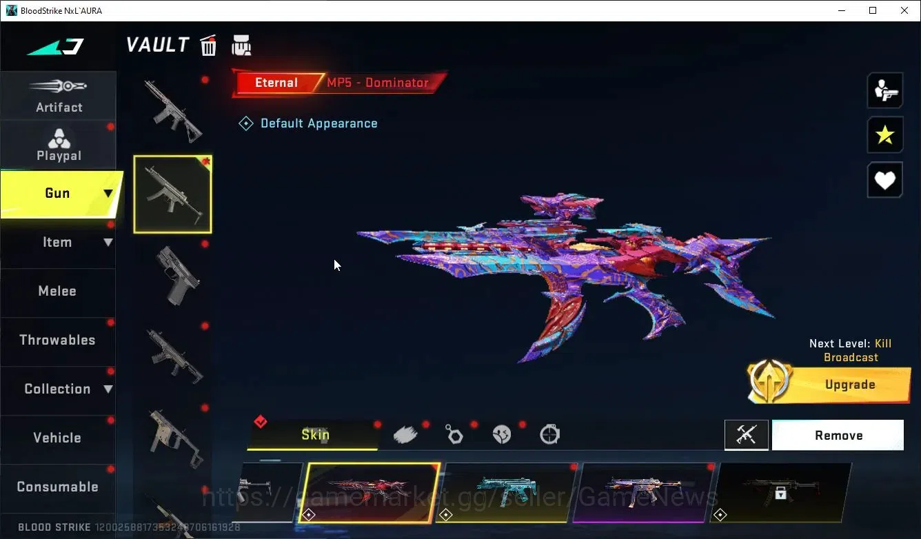 Blood Strike Accounts ASIA|ETERNAL MP5-Dominator+Collab TOKRAV[BIZON,Tak image 6