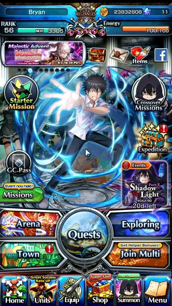 Grand Summoners Accounts End-Game Global|Rank 56|24 Ascend 28 TW| (UP Roy,Touma K,DL Rimuru,Ubel,Uzu S Etc)+TW S Miyu,Chloe 1
