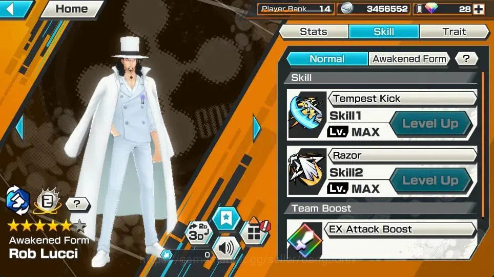 One Piece Bounty Rush Accounts Global | EX 5 | PR 14 | Zoro & Sanji Max, Rob Lucc image 7