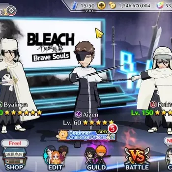 Bleach: Brave Souls Accounts High-End Global|851K BP+53K Orb|7K BSAccTicket|Rukia, Byakuya TYBW26|Aizen,Ulquiorra,Grimmjow