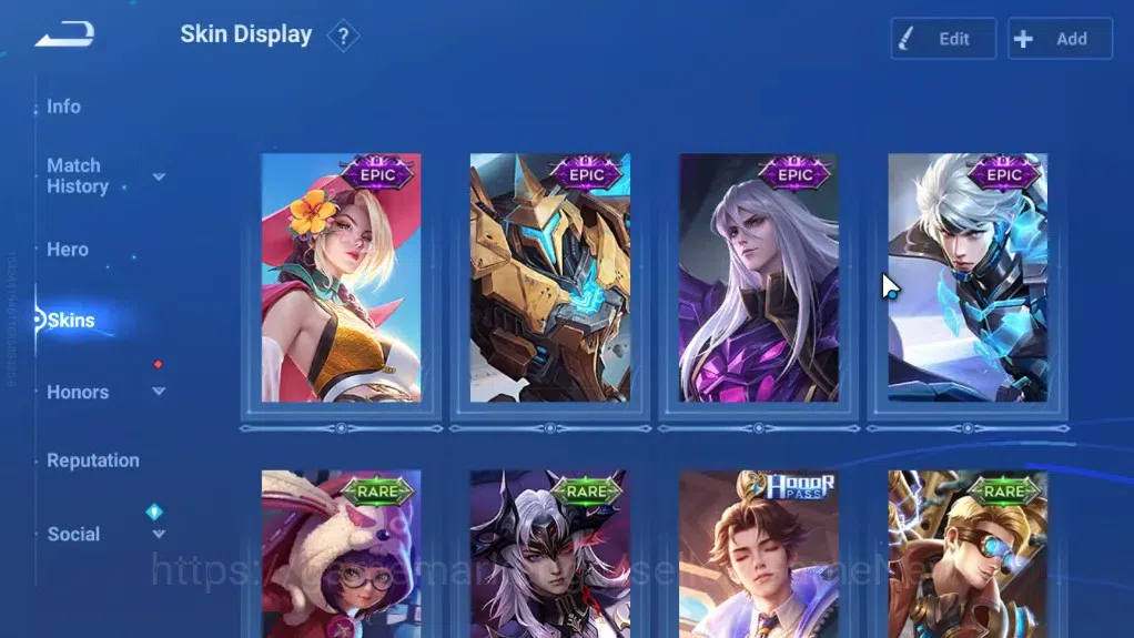 Honor of Kings Accounts Rare Skin Hero 99 Skin 77|,3 Limit(Arli,Kaizer,Garo)|1 Legend Arthure,1Lny2024,3 Worldly,10 4