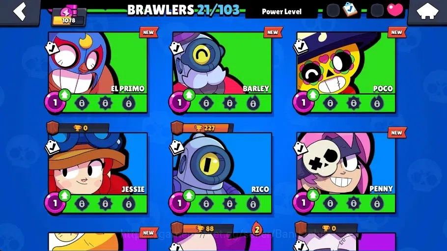 Brawl Stars Accounts Global | 1078 Thropy|21 Brawler|3 Max Hypercharge( image 7