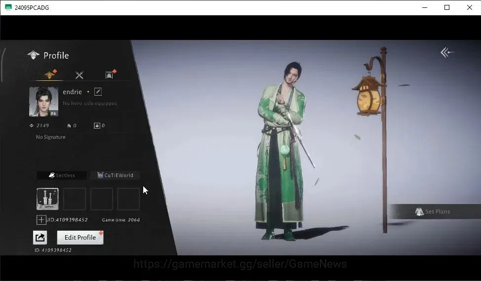 Where Winds Meet Accounts GLOBAL|Lv 86|20K GS|1 HC|79k Echo Shade|Humble Hero Set|Peaceful Life,Anthem of Ages,Lone March 2