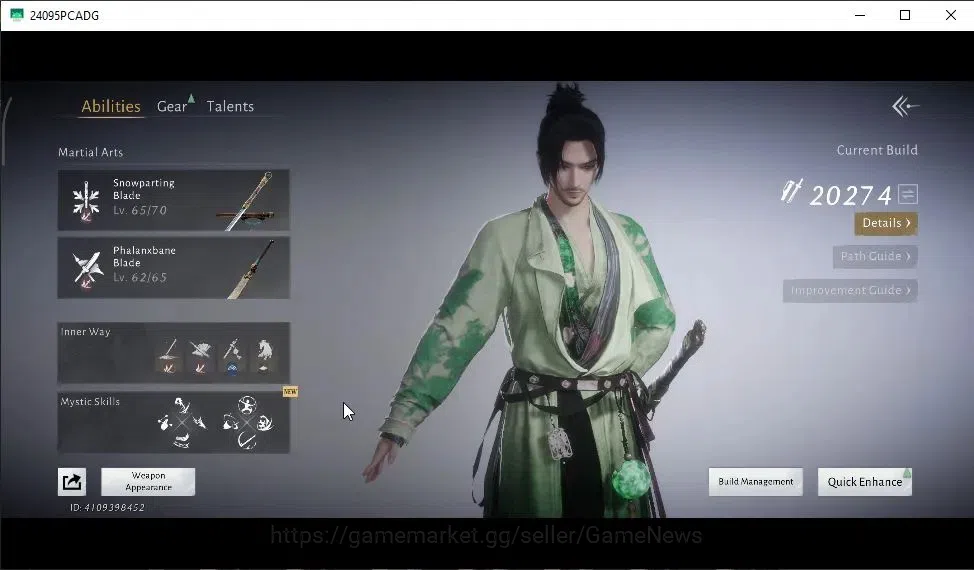 Where Winds Meet Accounts GLOBAL|Lv 86|20K GS|1 HC|79k Echo Shade|Humble Hero Set|Peaceful Life,Anthem of Ages,Lone March 6