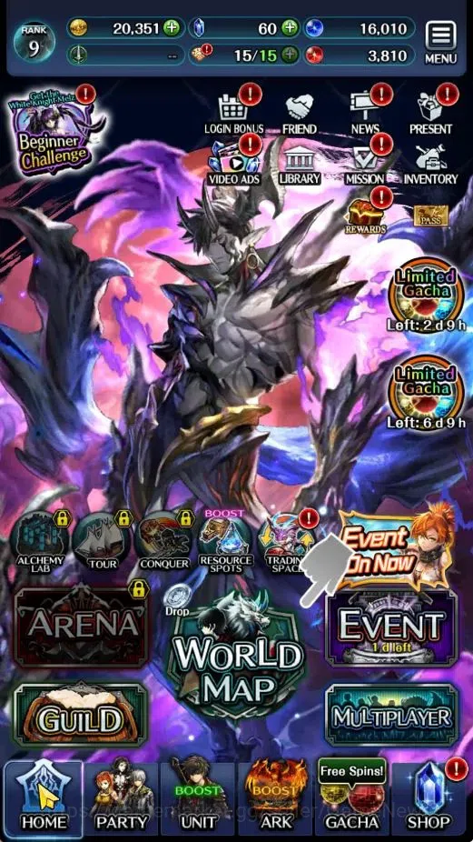 Last Cloudia Accounts GLOBAL|Rank 9|Top Tier Unit[Demon Lord Judecca-Sam image 5