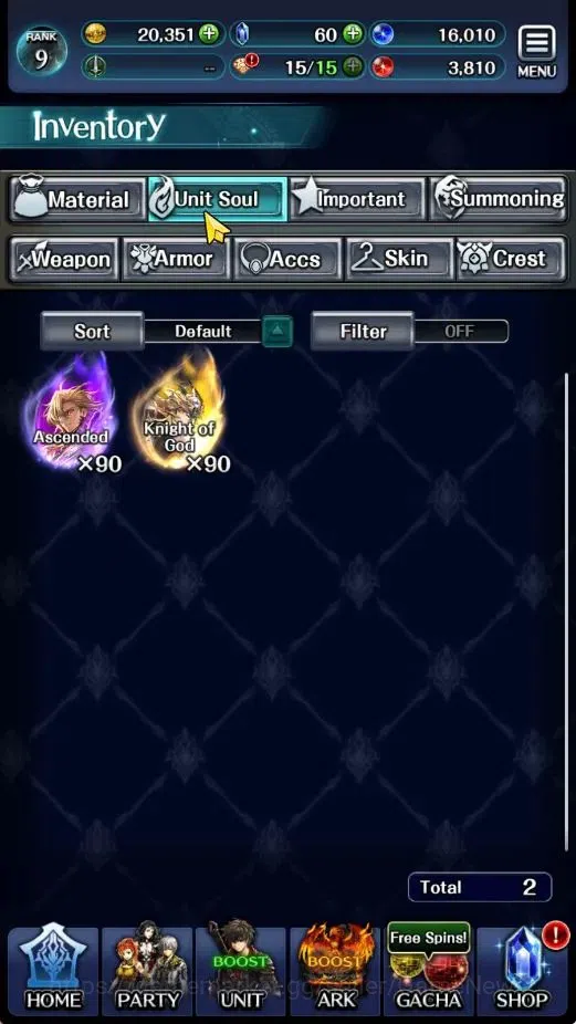 Last Cloudia Accounts GLOBAL|Rank 9|Top Tier Unit[Demon Lord Judecca-Sam image 9