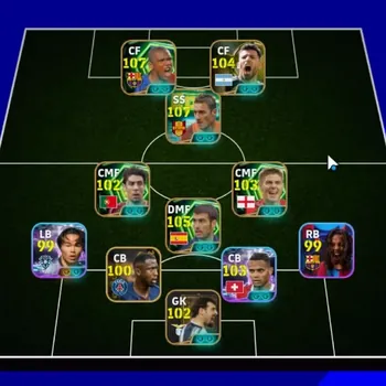 eFootball Accounts Legends & Iconic Players Android|Power 3176|10 Epic Francesco Totti,Samuel Eto'o,Pep Guardiola,Sergio