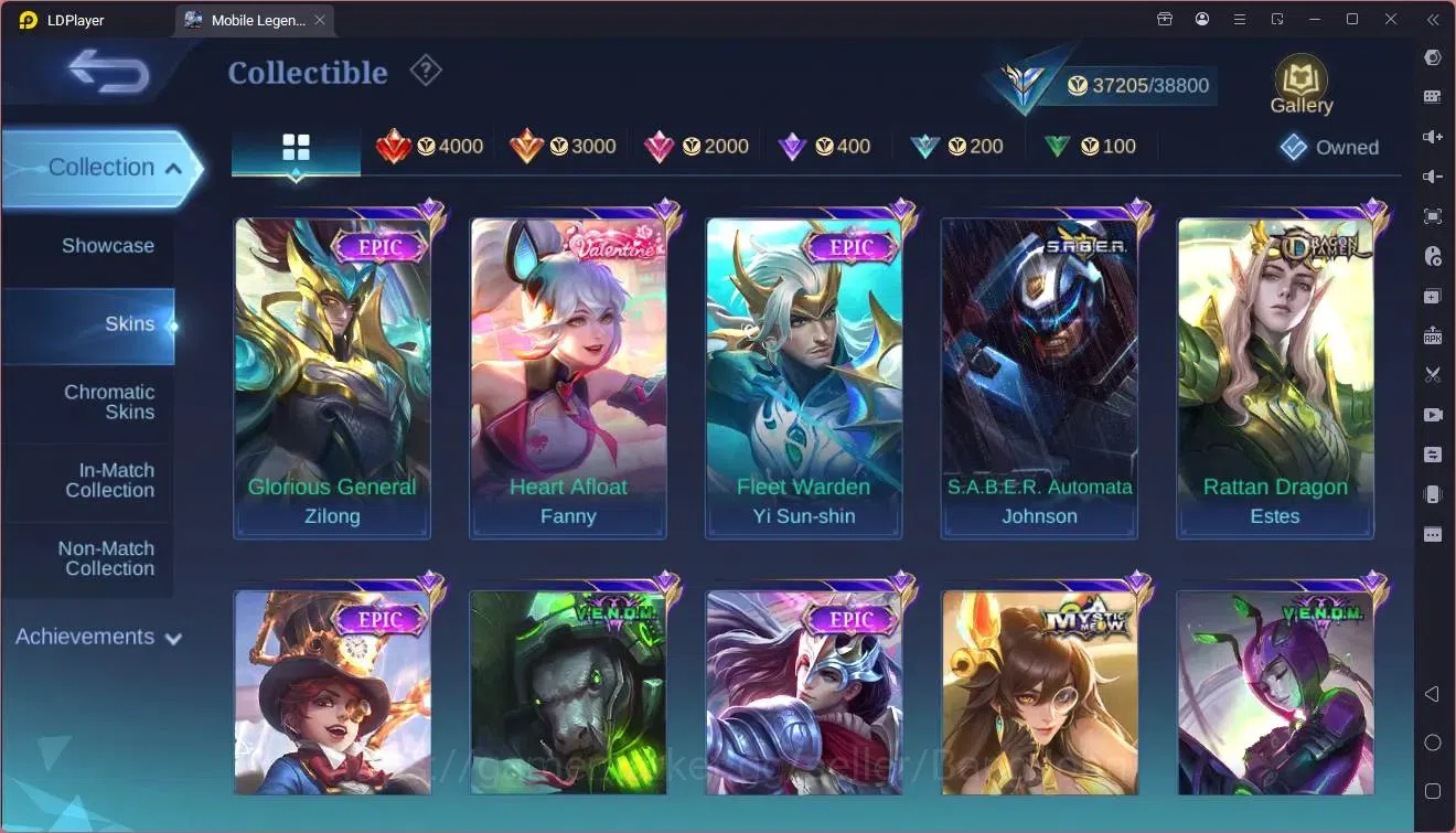 Mobile Legends: Bang Bang Accounts Global |Hero 94|Skin 156|Expert|KOF Karina|5-STAR  image 10