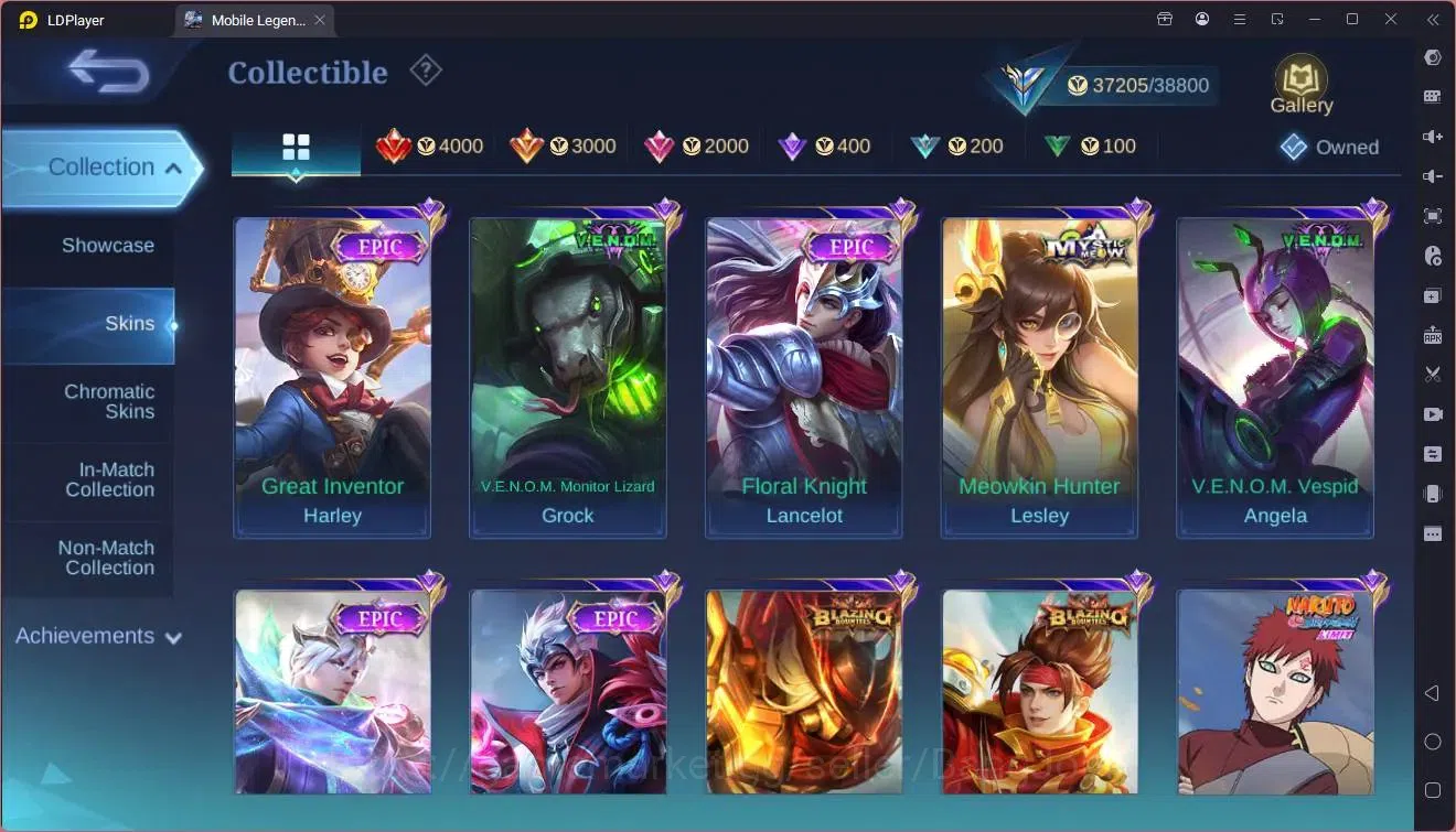Mobile Legends: Bang Bang Accounts Global |Hero 94|Skin 156|Expert|KOF Karina|5-STAR  image 11