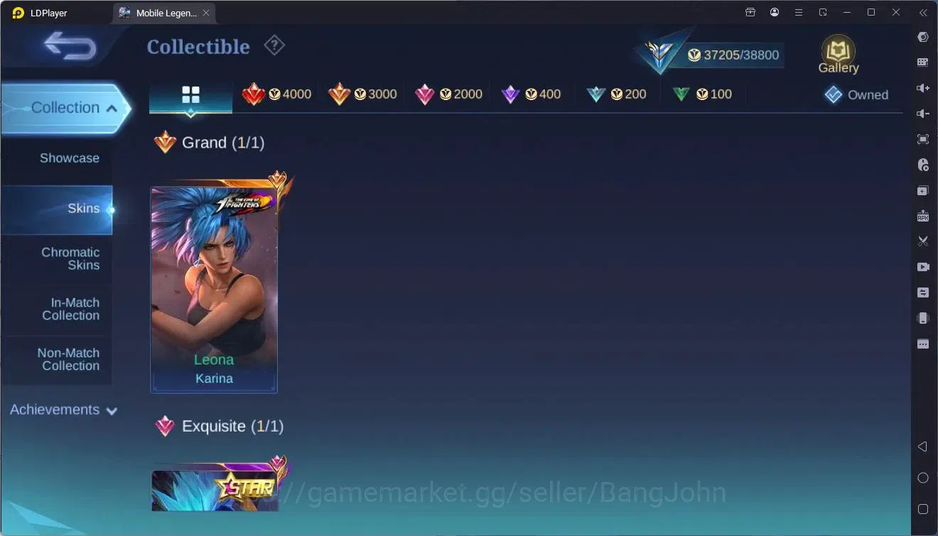 Mobile Legends: Bang Bang Accounts Global |Hero 94|Skin 156|Expert|KOF Karina|5-STAR  image 7