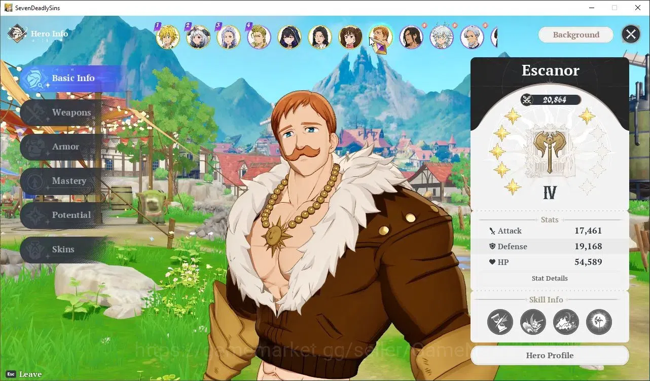 The Seven Deadly Sins: Origin Accounts SEA|Lvl 43|7 SSR|MeliodasP7,MannieP4,EscannorP6,Cl image 8