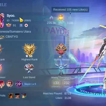 Mobile Legends: Bang Bang Accounts Others Hero 133|Skin 232|Karina KOF,Nata CC,[Granger,Harith]LBorn,Fanny