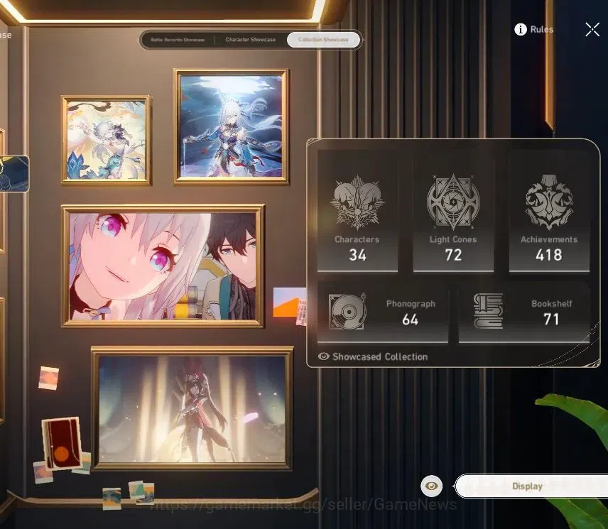 Honkai Star Rail Accounts Asia|TL 66|3,9k SJ+10 Special Pass|9 Limited|[Anax image 3