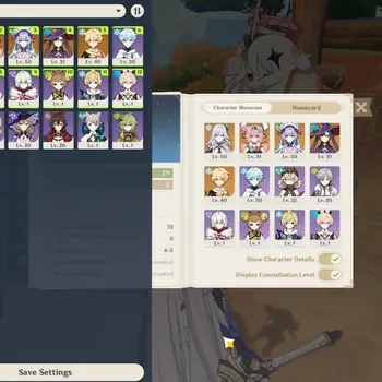 Genshin Impact Accounts Others Asia|AR 29|2 Limited (Skirk & Varesa) + 2 Std (Mona & Mizuki)|Low Quest & Map|All Unset|Male