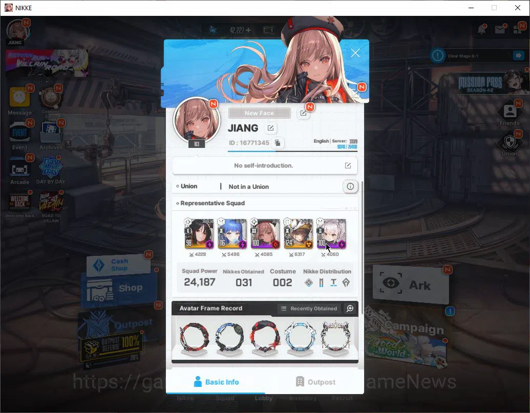 Goddess of Victory: Nikke Accounts Global|11 SSR|Sync LV100|Gem 42k|(Collab Clarie,Ku image 10