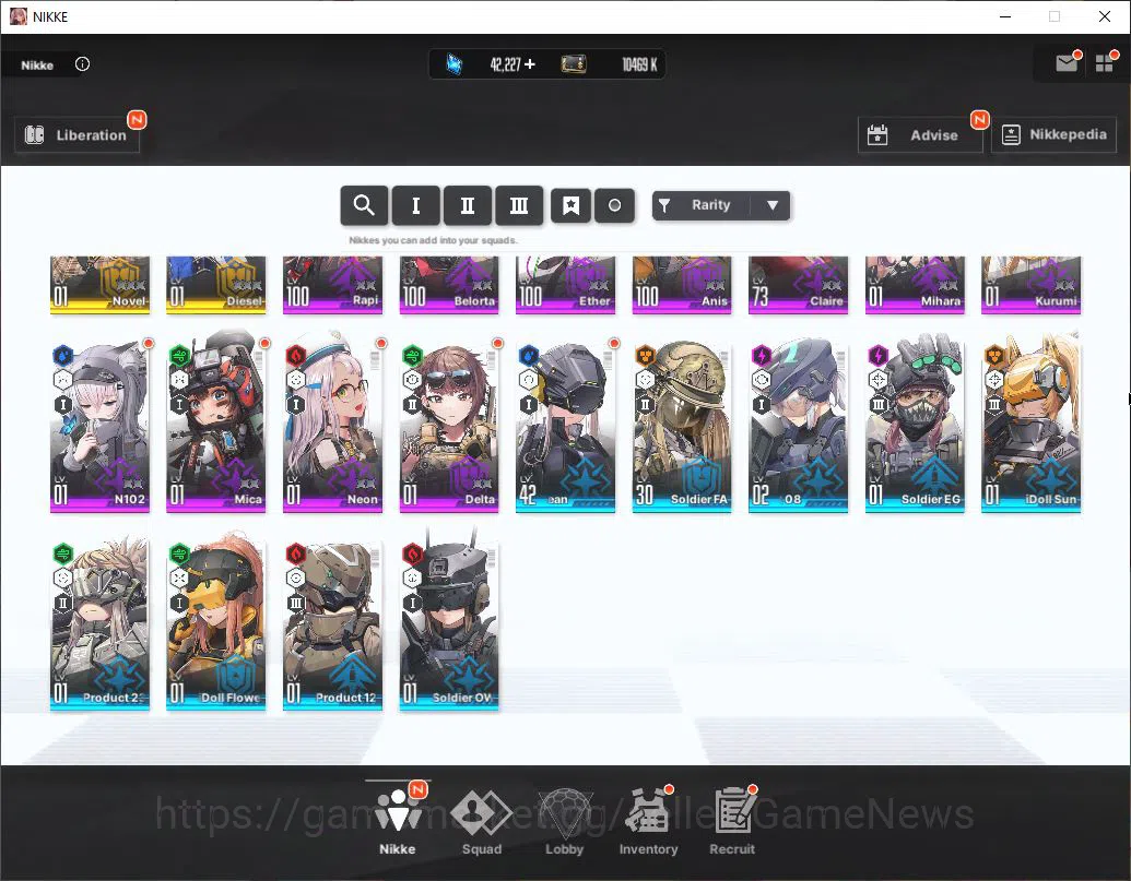 Goddess of Victory: Nikke Accounts Global|11 SSR|Sync LV100|Gem 42k|(Collab Clarie,Ku image 7