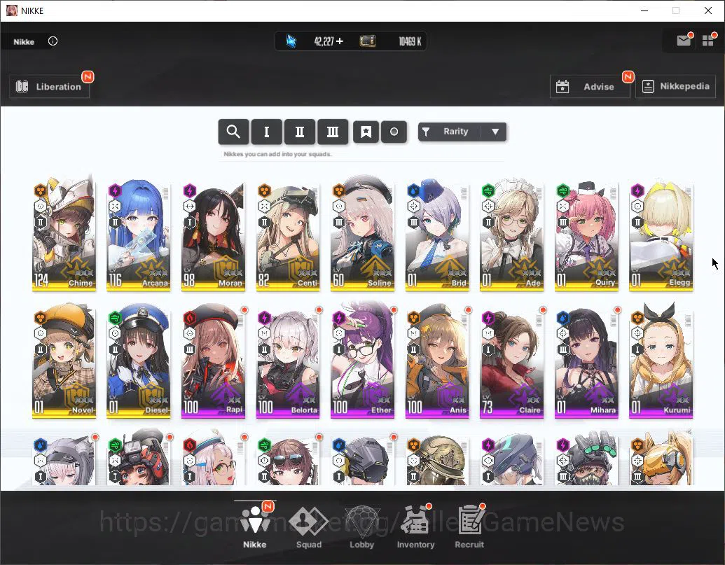 Goddess of Victory: Nikke Accounts Global|11 SSR|Sync LV100|Gem 42k|(Collab Clarie,Ku image 8