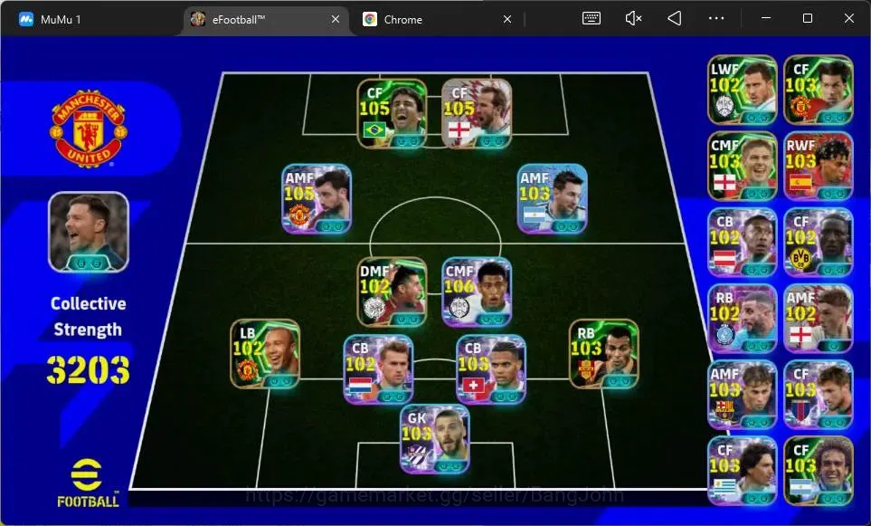 eFootball Accounts Mobile|PW 3203|Epic Kane,Bebeto,Cafu,Shevchenko,Ha image 1