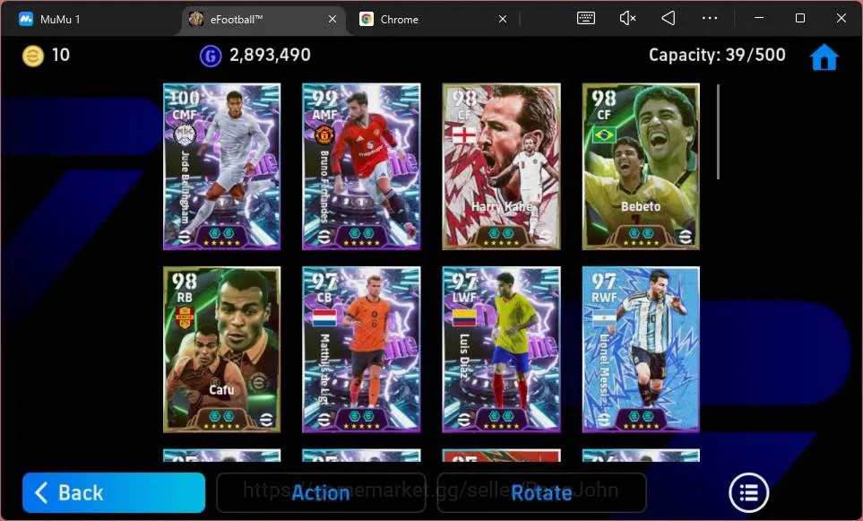 eFootball Accounts Mobile|PW 3203|Epic Kane,Bebeto,Cafu,Shevchenko,Ha image 3