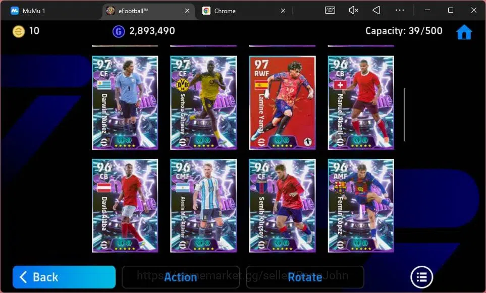 eFootball Accounts Mobile|PW 3203|Epic Kane,Bebeto,Cafu,Shevchenko,Ha image 4