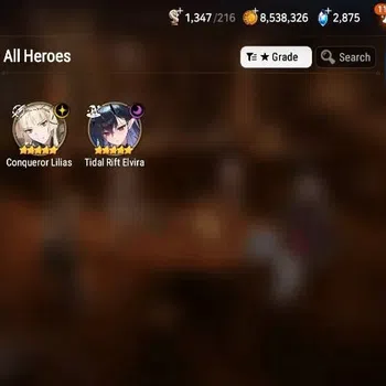 Epic Seven Accounts Others Global|Unverif|New ERA 2ML (T.R.Elvira, Conq.Lilias)|Theater+PoH+Bless ON|Stove(ES856Z)