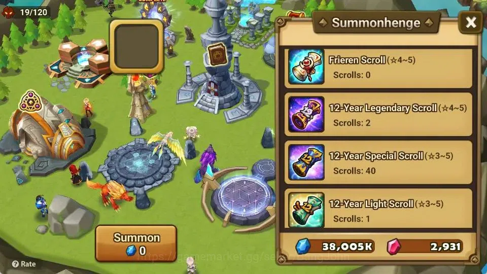 Summoners War: Sky Arena Accounts Starter GLOBAL | NB 5 TESHAR,Starter Gacha 194 MS, 40 12Y Special Scrolls, 8 Legendary 3
