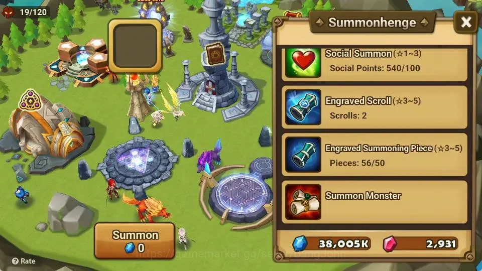 Summoners War: Sky Arena Accounts Starter GLOBAL | NB 5 TESHAR,Starter Gacha 194 MS, 40 12Y Special Scrolls, 8 Legendary 6