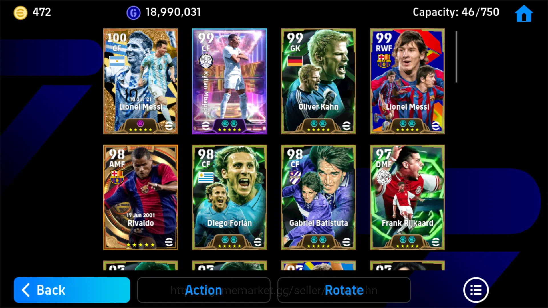 eFootball Accounts Android Power 3187 | Messi Big Time | Mbappe Show  image 2