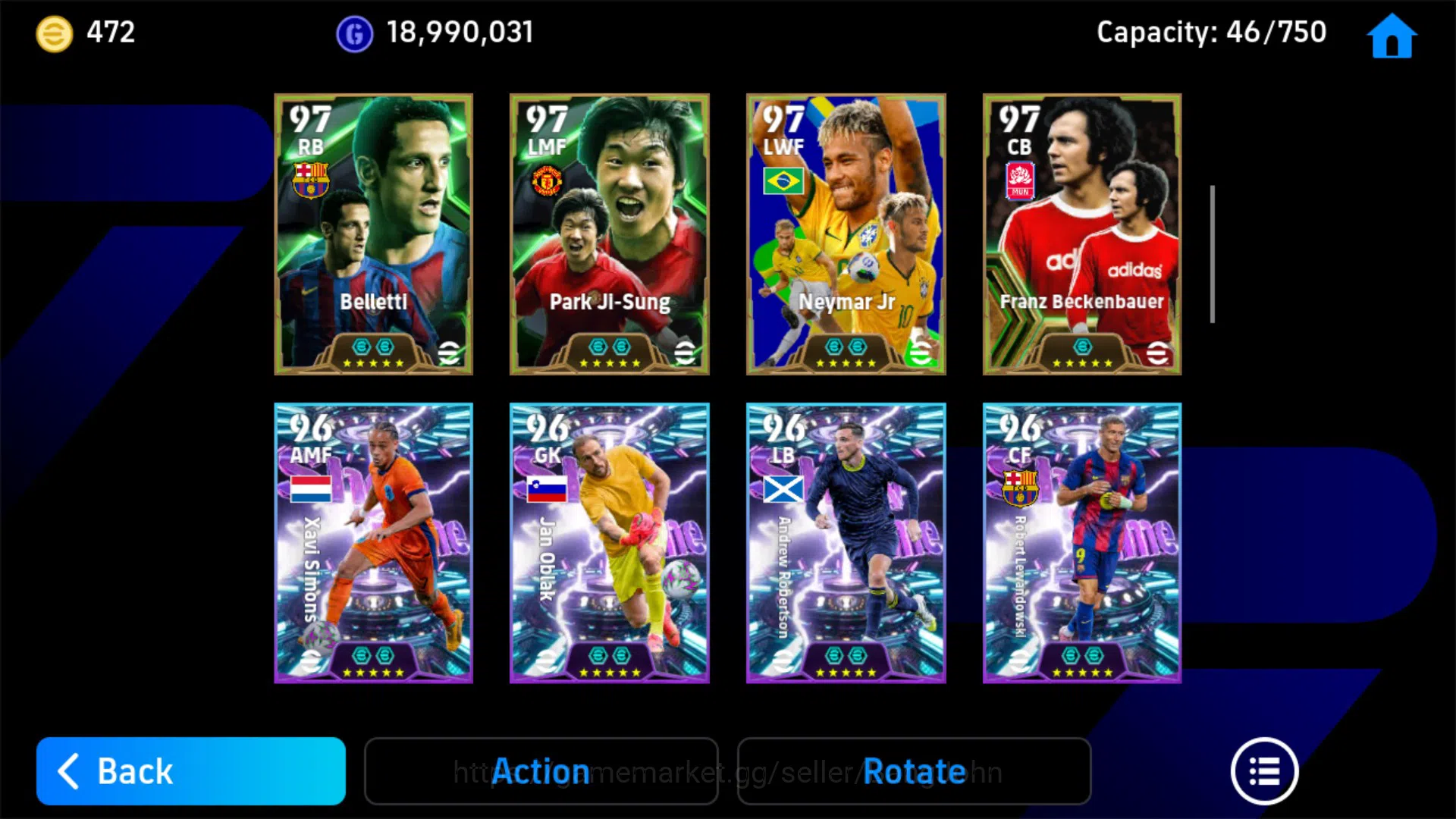 eFootball Accounts Android Power 3187 | Messi Big Time | Mbappe Show  image 3