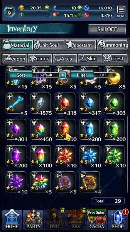 Last Cloudia Accounts Low-End Global Rank 9|TopTierUnits (MOB Sera, Leodore, POG Garland, AOG Mayly, G Ilaha)|2 UR 8