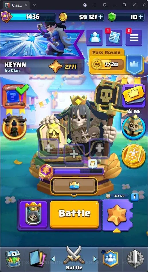 Clash Royale Accounts High-End Trophy 10684|CL 1436|KTL 14|122 Cards| 1 Max|7 Champ|3 Hero|8 Evo|Arena 26|Proteck Off|Check 1