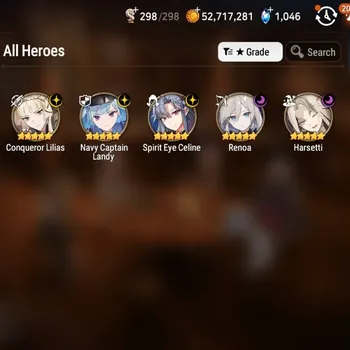 Epic Seven Accounts High-End Global UnVerif|NewEra|5 ML(Har Setti,Renoa,SE Celine,etc)(MeiLin & Haru)+Art,Fumyr,Estelle