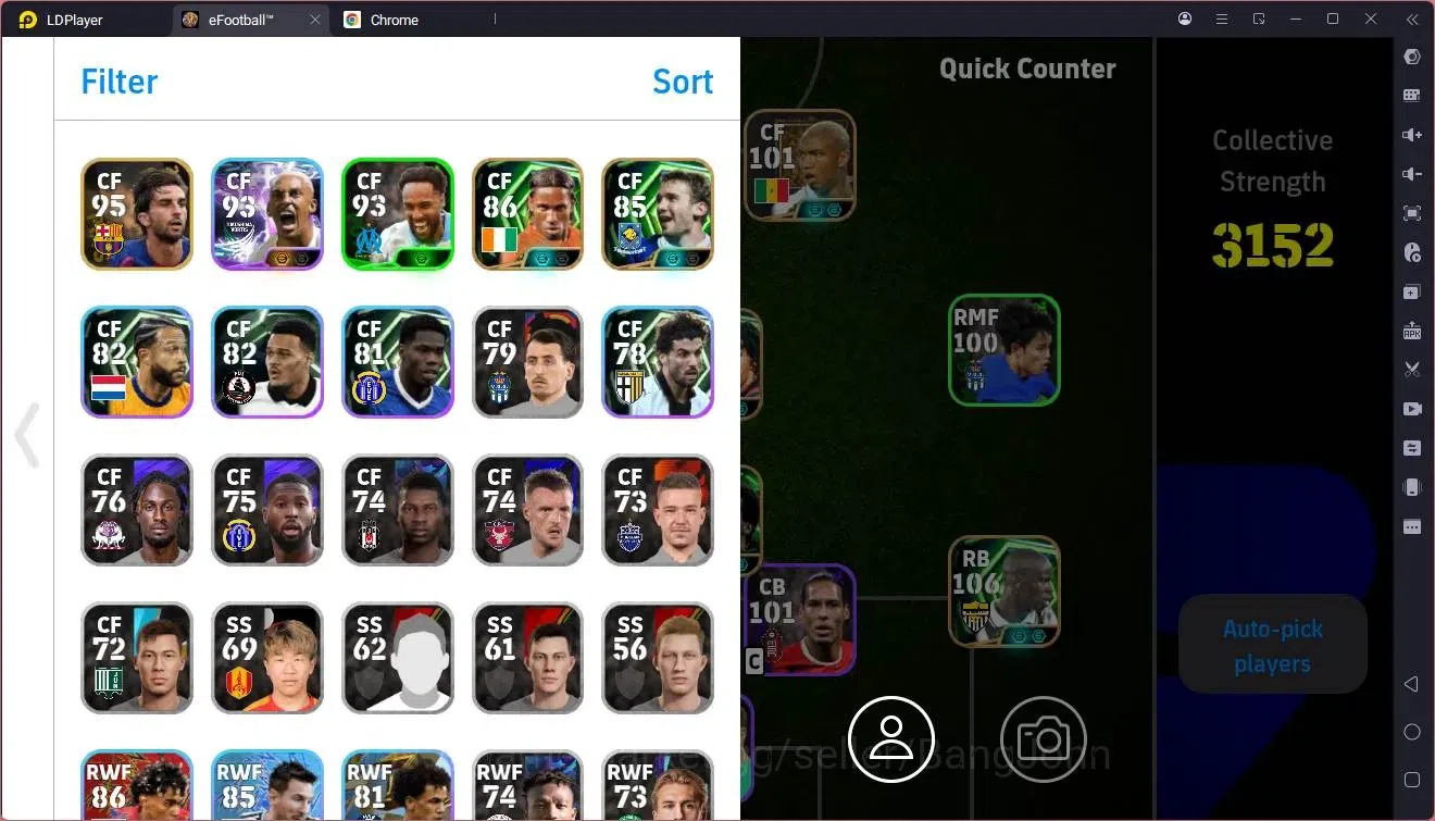 eFootball Accounts Mobile|PW 3152|Epic Shevchenko,Drogba,Kuyt,Hazzard image 2
