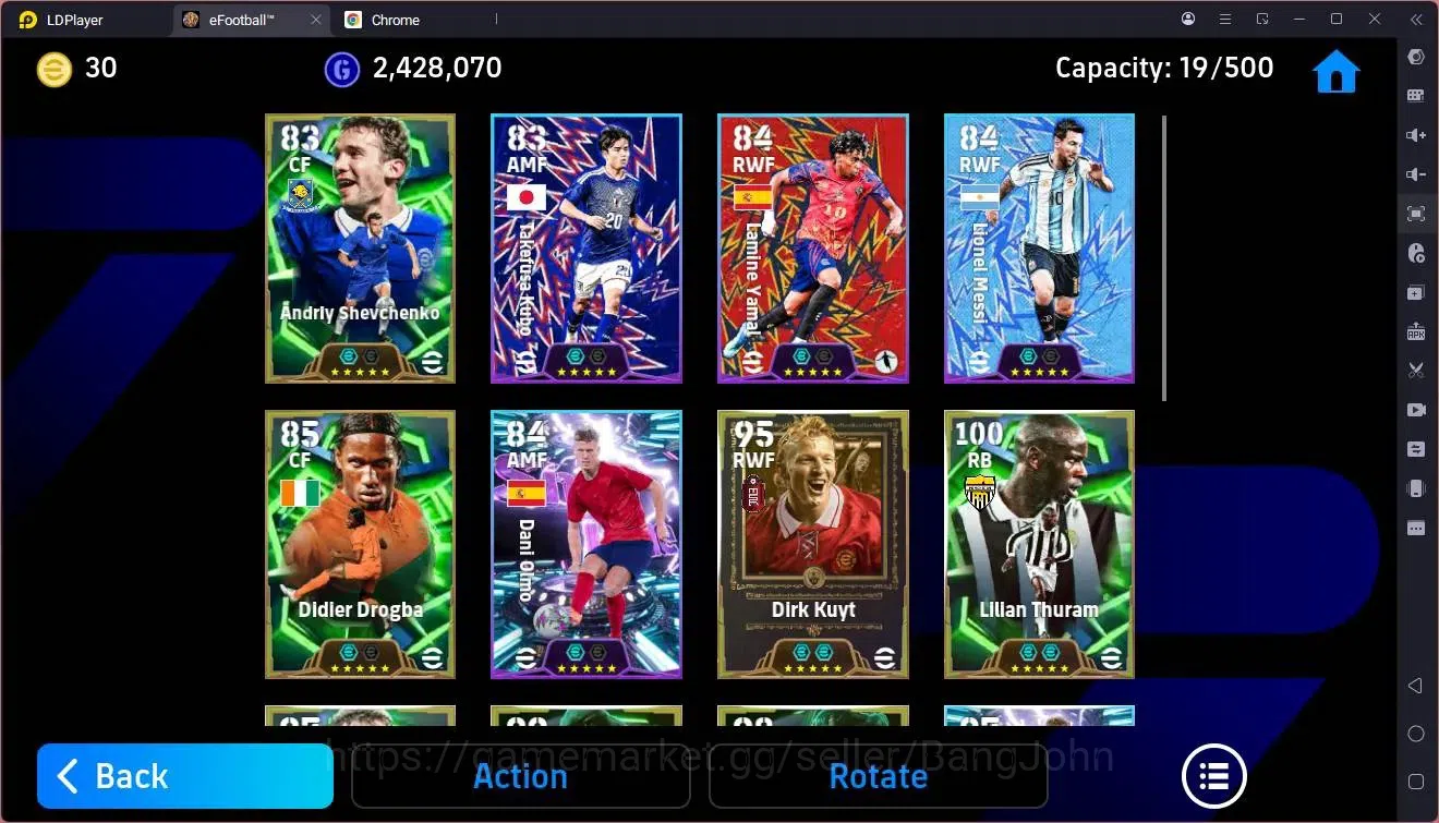 eFootball Accounts Mobile|PW 3152|Epic Shevchenko,Drogba,Kuyt,Hazzard image 3