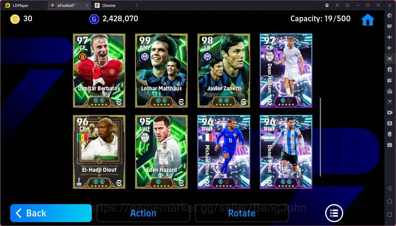 eFootball Accounts Mobile|PW 3152|Epic Shevchenko,Drogba,Kuyt,Hazzard image 4