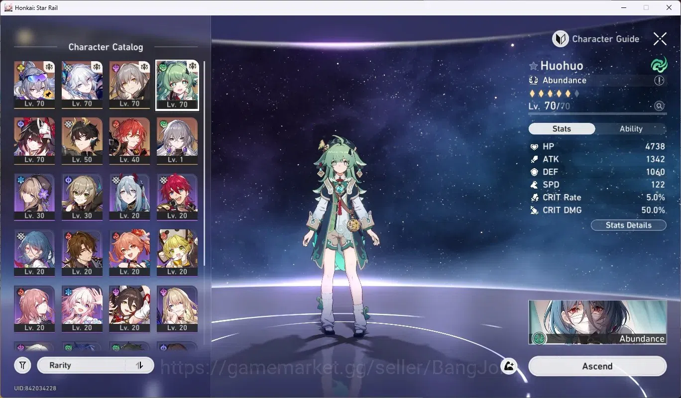 Honkai Star Rail Accounts ASIA|TL 61|3 Char Limited[Silver Wolf LV.999 E1+(S image 2