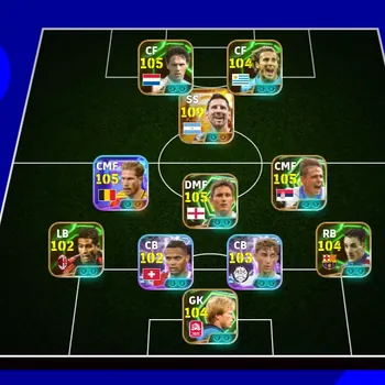 eFootball Accounts Legends & Iconic Players EFOOTBALL COLLECTIVE 3231+ | BIGTIME MESSI NEW,K DE BRYUNE NEW,DRAGAN