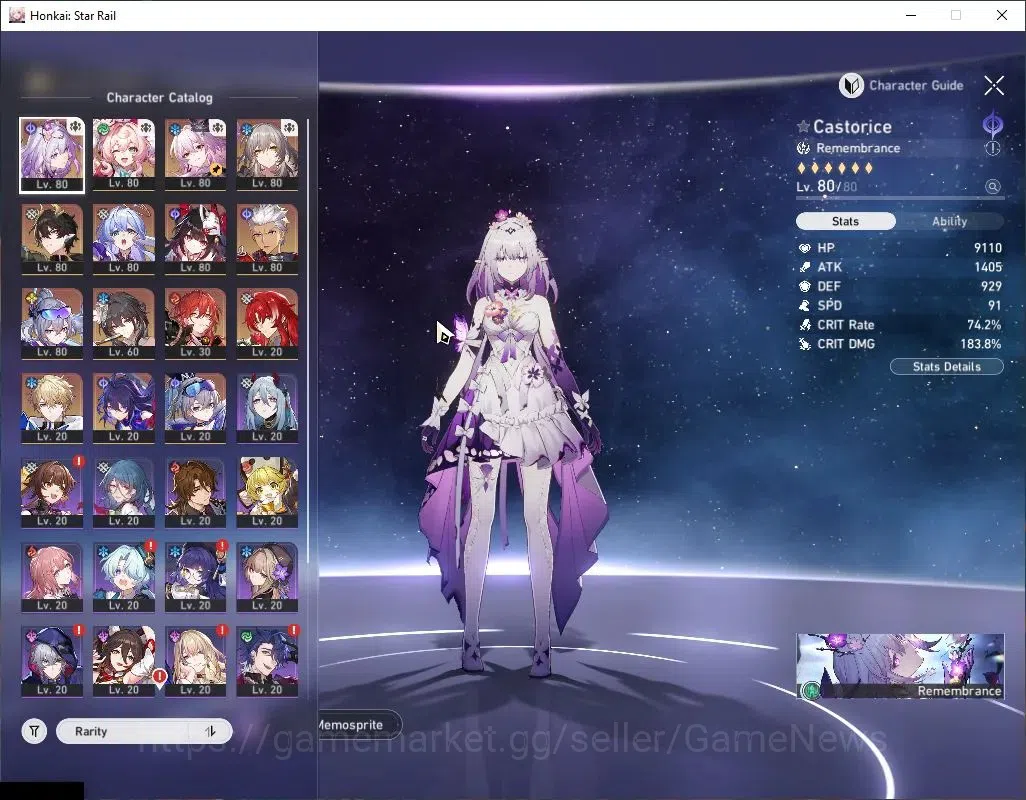 Honkai Star Rail Accounts Asia|TL 66|11 Limited|(Casto E2,Hyacine)+Sign,Ever image 4