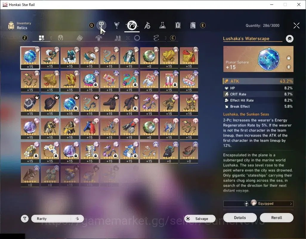 Honkai Star Rail Accounts Asia|TL 66|11 Limited|(Casto E2,Hyacine)+Sign,Ever image 8