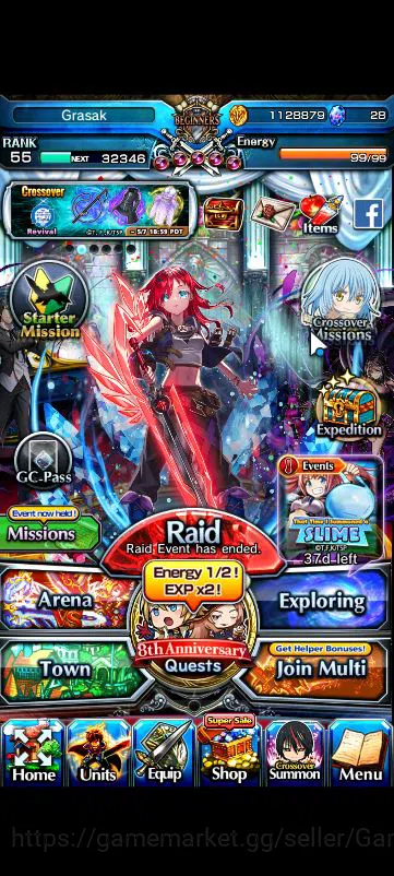 Grand Summoners Starter Global|Rank 55|Fresh Starter| 3 Ascend | Valerie,  image 1
