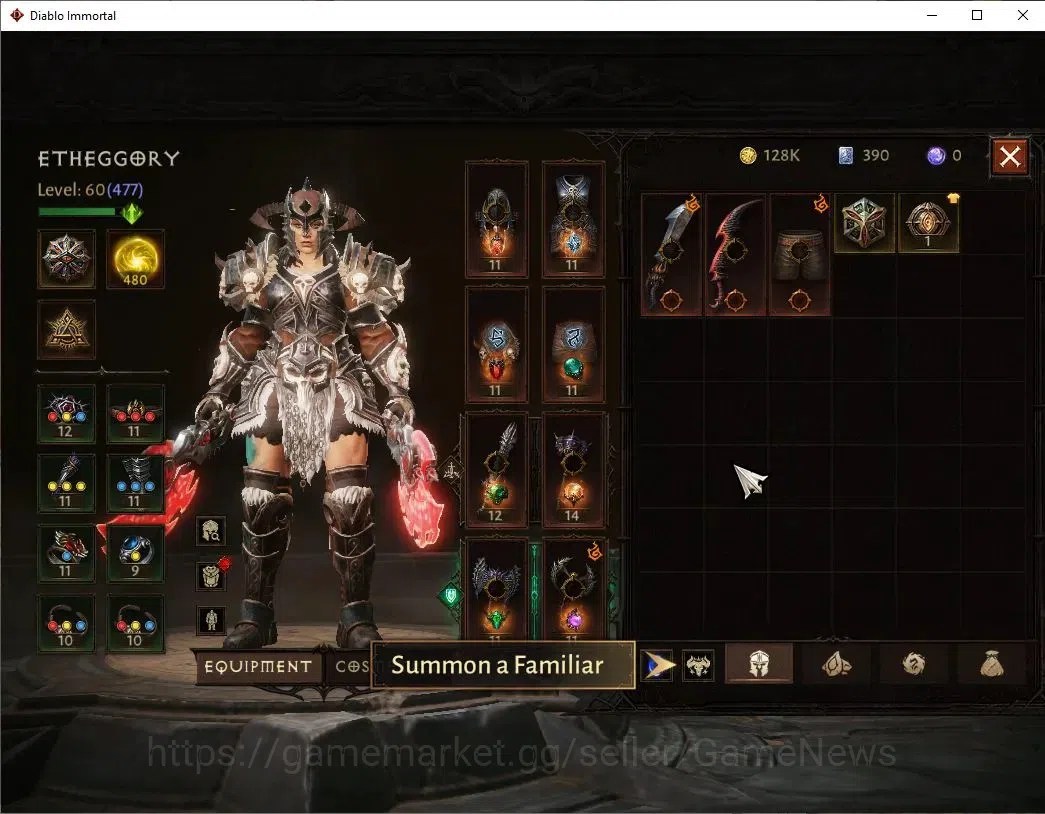 Diablo Immortal Accounts SEA-Vasily|CS ON|Lv60(477)|Barbarian|CR 34K|Reso 4 image 5