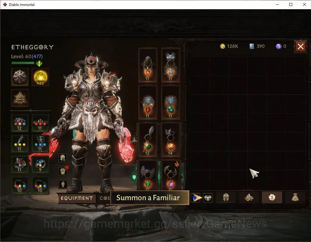 Diablo Immortal Accounts SEA-Vasily|CS ON|Lv60(477)|Barbarian|CR 34K|Reso 4 image 7