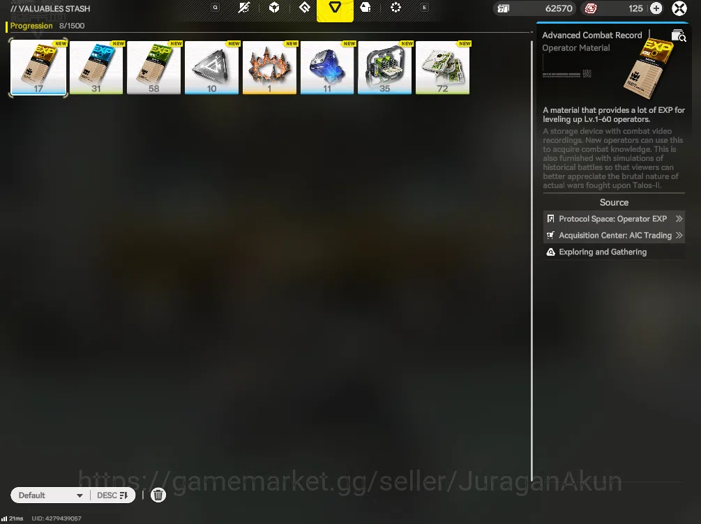 Arknights: Endfield Accounts Asia LVL 4 | Fresh Starter + Ember + 4 SR Character |Skip Tutorial| GrypLink| (END717) 7