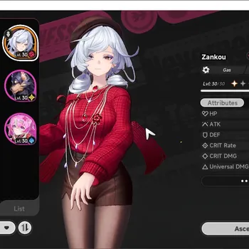 Neverness to Everness Accounts SEA|HL 18|Tyc 5|3 S Class 1 Limited|Zankou+Outfits|Jiuyuan,Sakiri|Scarlet Sash Glider|Female