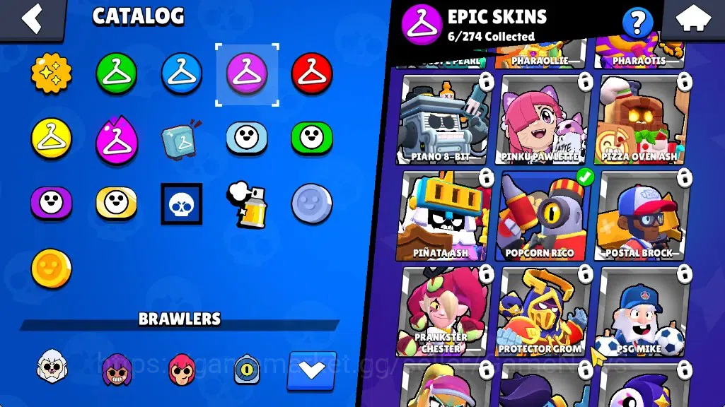 Brawl Stars Accounts 509 Trophy|18 Brawlers 1 Max (Byron)|7k PP|2 Mythic (Gridiron Otis,Ringmaster Byron),6 Epic Skin|CN 15