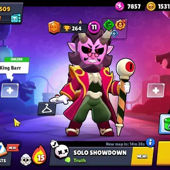 Brawl Stars Accounts 509 Trophy|18 Brawlers 1 Max (Byron)|7k PP|2 Mythic (Gridiron Otis,Ringmaster Byron),6 Epic Skin|CN
