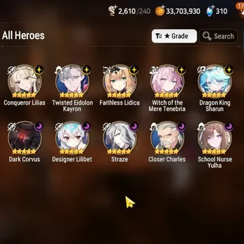 Epic Seven Accounts High-End Global UnVerif|New Era|10 ML(SN Yulha,Straze,F Lidica,Etc)+Estelle,UP Politis,A Ludwig,Etc|53K