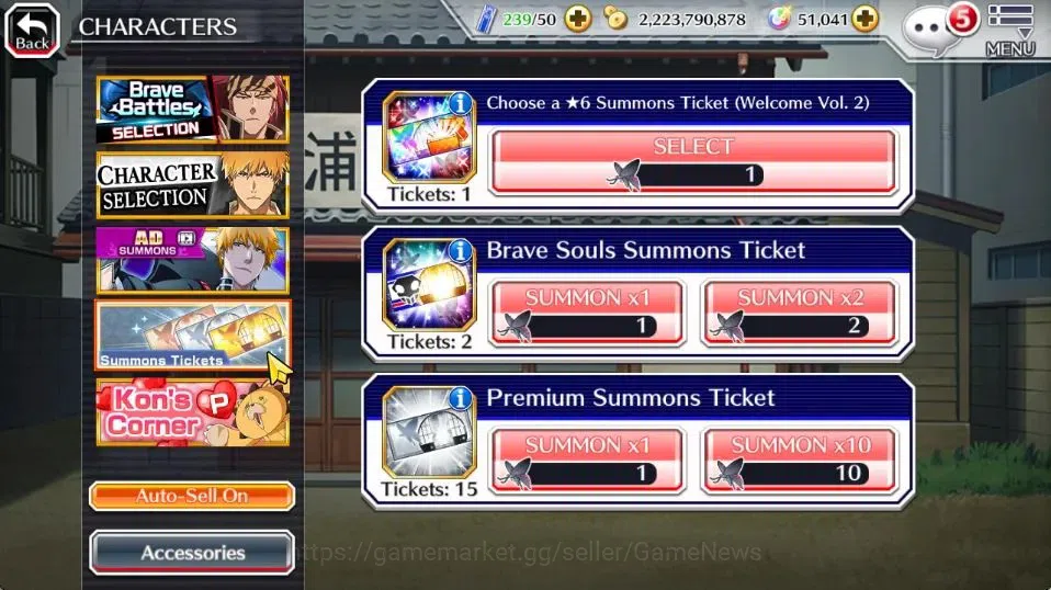 Bleach: Brave Souls Accounts [GLOBAL]51K Orb|2 New Renewed Ichigo,Ichigo 10th A image 14