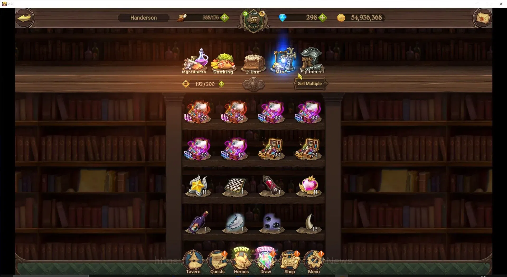 The Seven Deadly Sins: Grand Cross Accounts ASIA|2,2M CC|298 DM+50 LS|5 LR+8 UR|NMeli5/6,QDian image 16