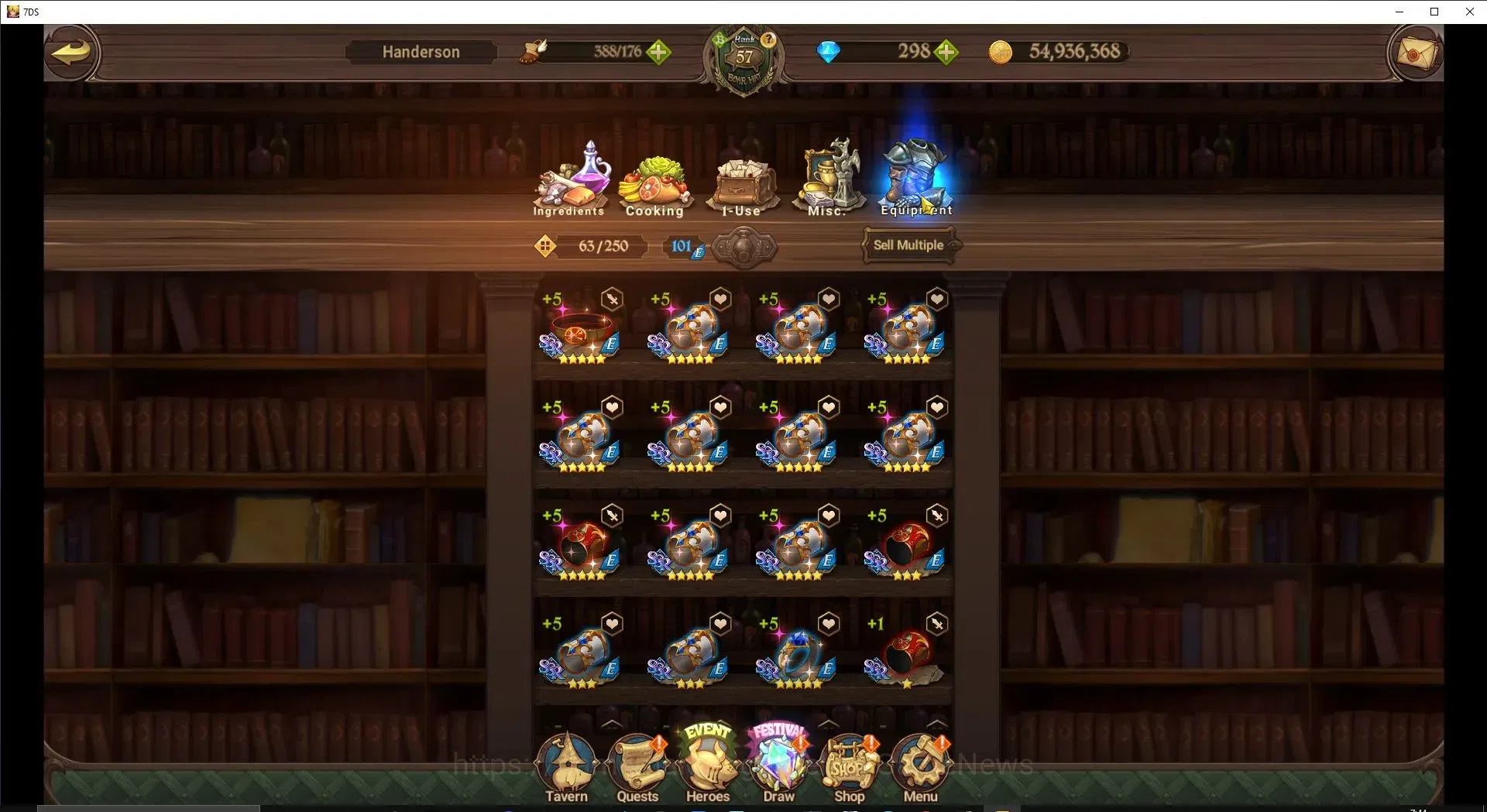 The Seven Deadly Sins: Grand Cross Accounts ASIA|2,2M CC|298 DM+50 LS|5 LR+8 UR|NMeli5/6,QDian image 17